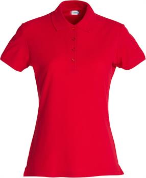 CLIQUE BASIC POLO LADY ROSSO 35