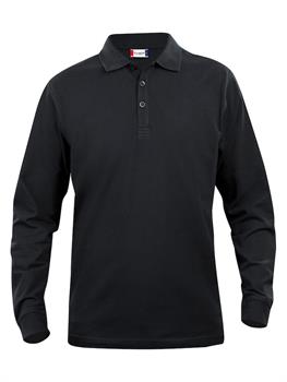 CLIQUE BASIC POLO L/S JUNIOR NERO 99