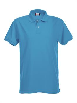 CLIQUE STRETCH PREMIUM POLO TURCHESE 54