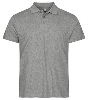 CLIQUE SINGLE JERSEY POLO GRIGIO MEL.95