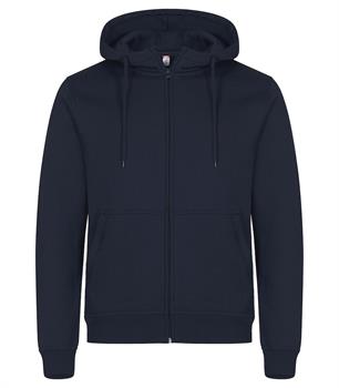 CLIQUE MIAMI HOODY FULL ZIP BLU NAVY 580