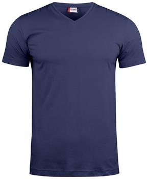 CLIQUE BASIC-T V-NECK BLU 580