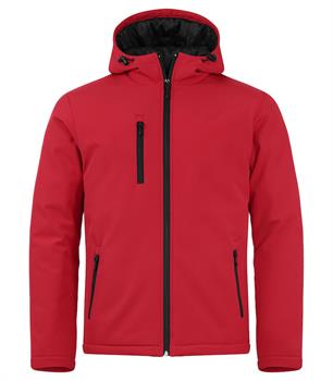 PADDED HOODY SOFTSHELL ROSSO 35