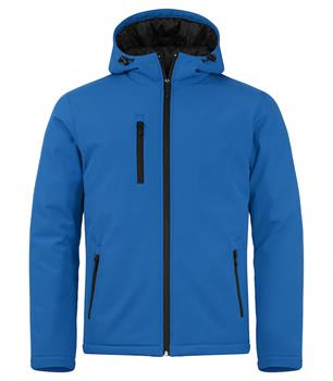 PADDED HOODY SOFTSHELL ROYAL 55