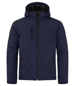 PADDED HOODY SOFTSHELL BLU 580