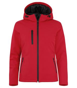 PADDED HOODY SOFTSHELL LADY ROSSO 35