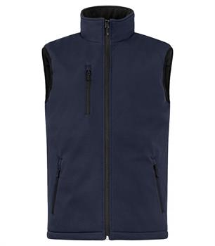 PADDED SOFTSHELL VEST BLU 580