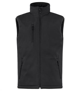 PADDED SOFTSHELL VEST NERO 99