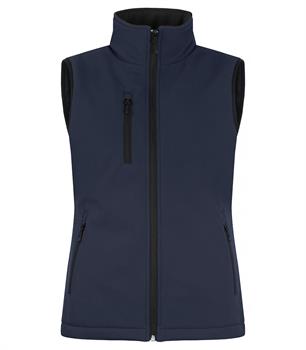 PADDED SOFTSHELL VEST LADY BLU 580