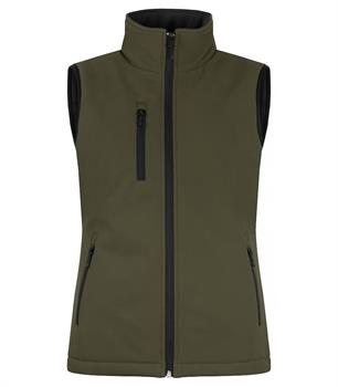 PADDED SOFTSHELL VEST LADY VERDE 75