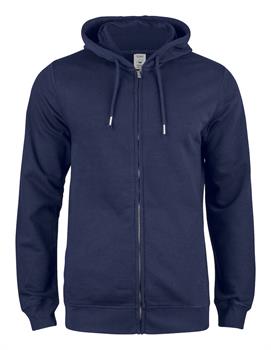 CLIQUE PREMIUM OC HOODY F/ZIP BLU 580