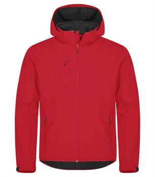 CLASSIC SOFTSHELL HOODY ROSSO 35