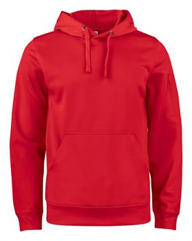 CLIQUE BASIC ACTIVE HOODY ROSSO 35