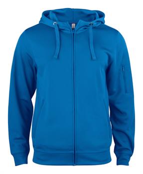 BASIC ACTIVE HOODY F/ZIP ROYAL 55