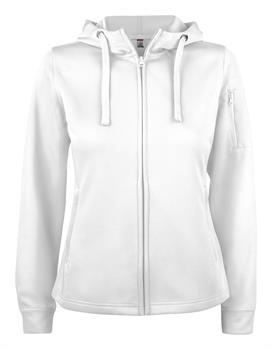 BASIC ACTIVE HOODY F/ZIP LADY BIANCO 00