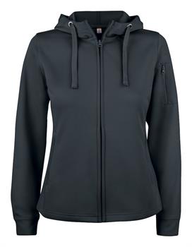 BASIC ACTIVE HOODY F/ZIP LADY NERO 99