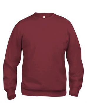 CLIQUE BASIC ROUNDNECK BORDEAUX 38