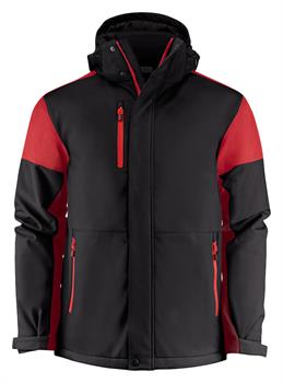 PRIME PADDED SOFTSHELL NERO/ROSSO 9040