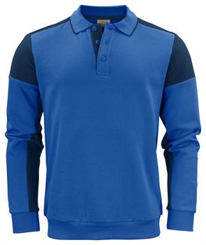 PRINTER PRIME POLOSWEATER BLU/NAVY 5360