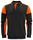 PRINTER PRIME POLOSWEATER NERO/ARANCIO 9030