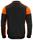 PRINTER PRIME POLOSWEATER NERO/ARANCIO 9030