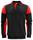 PRINTER PRIME POLOSWEATER NERO/ROSSO 9040