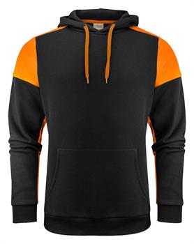 PRINTER PRIME HOODIE NERO/ARANCIO 9030