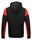 PRINTER PRIME HOODIE NERO/ROSSO 9040