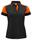 PRINTER PRIME POLO LADY NERO/ARANCIO 9030