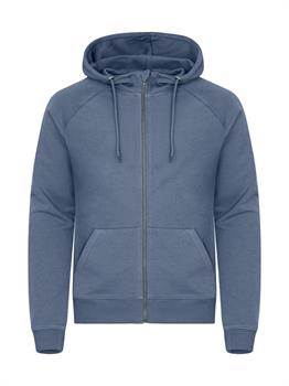 MIAMI PRO HOODY FULL ZIP BLU ACCIAIO 595