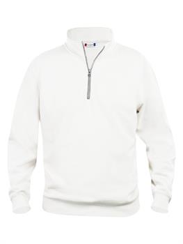 CLIQUE BASIC HALF ZIP BIANCO 00