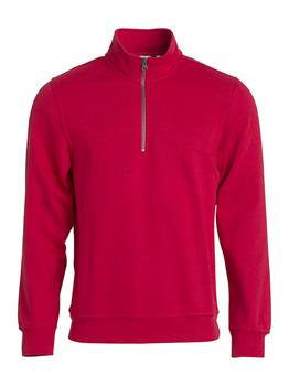 CLIQUE BASIC HALF ZIP ROSSO 35