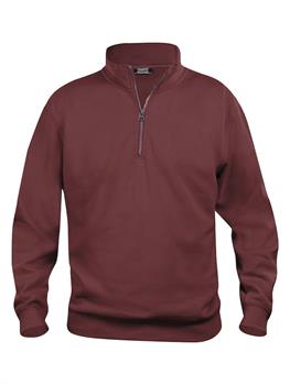 CLIQUE BASIC HALF ZIP BORDEAUX 38