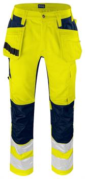 PANT STRETCH 6570 EN-20471/2 GIALLO/NAVY 10