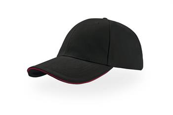 CAP LIBERTY SANDWICH NERO-ROSSO