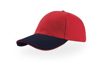 CAP LIBERTY SANDWICH ROSSO/NAVY-ROSSO