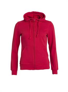 BASIC HOODY F/ZIP LADY ROSSO 35