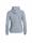 BASIC HOODY F/ZIP LADY GRIGIO MELANGE 95