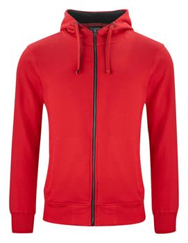 CLIQUE CLASSIC HOODY F/ZIP ROSSO 35