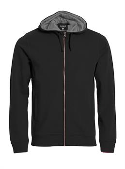 CLIQUE CLASSIC HOODY F/ZIP NERO 99