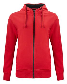 CLASSIC HOODY F/ZIP LADY ROSSO 35