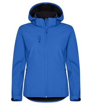 CLASSIC SOFTSHELL HOODY LADY ROYAL 55