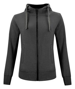 CLASSIC HOODY F/ZIP LADY ANTRACITE 955