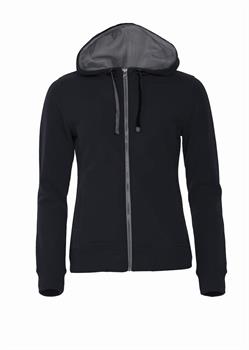 CLASSIC HOODY F/ZIP LADY NERO 99