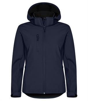 CLASSIC SOFTSHELL HOODY LADY BLU 580