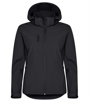 CLASSIC SOFTSHELL HOODY LADY NERO 99