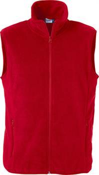 BASIC POLAR FLEECE VEST ROSSO 35